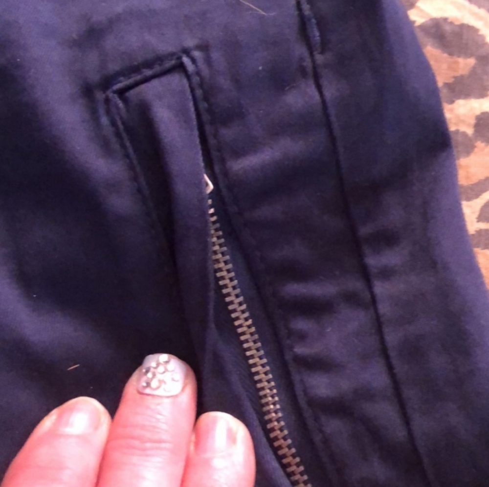 Paige MARLEY Skinny Zip moto pants, 31 - Picture 11 of 14